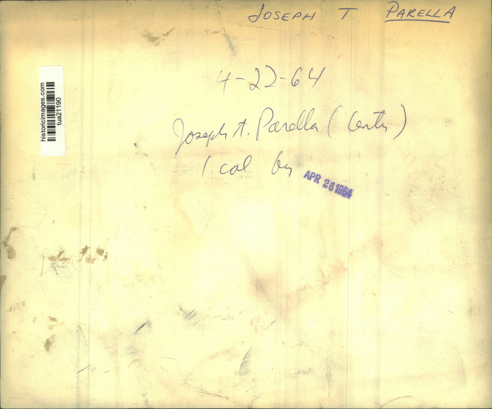 1964 Press Photo Joseph T. Parella in New York - tua21190