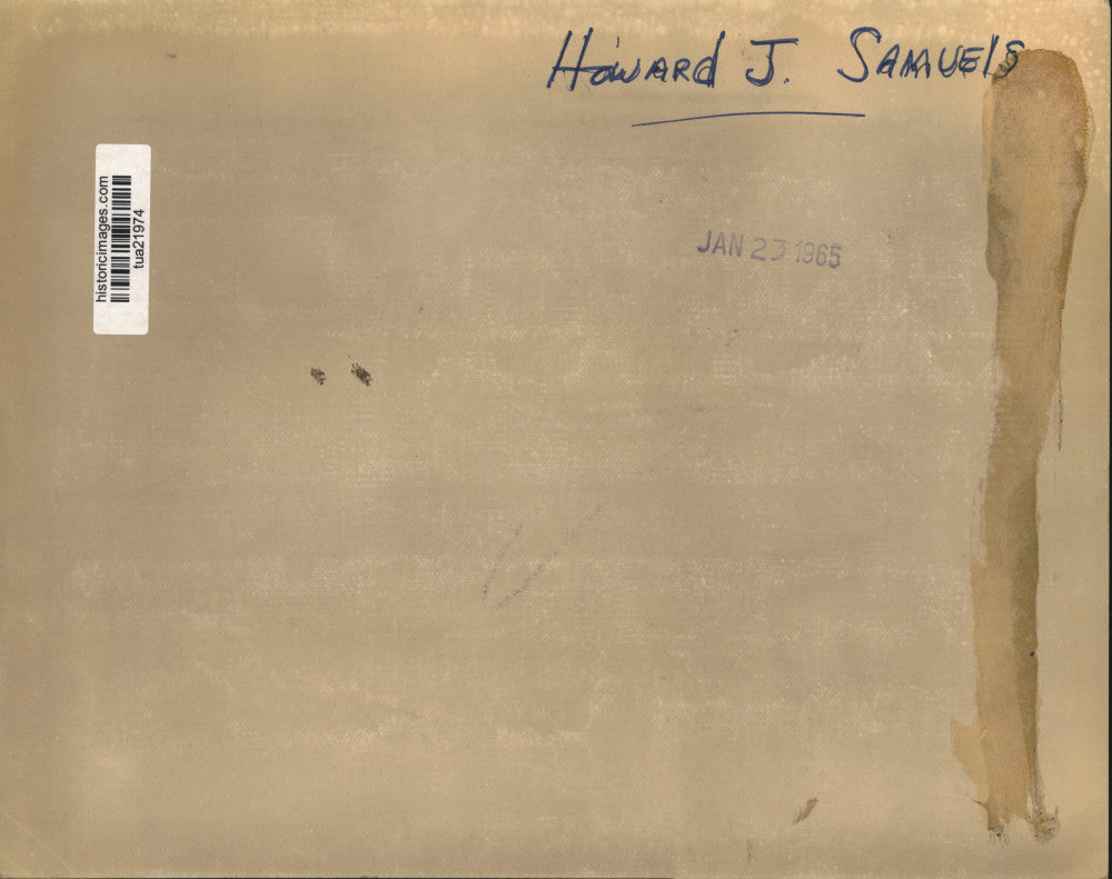 1965 Press Photo Howard J Samuels sits for portrait - tua21974