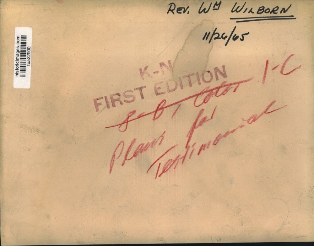 1965 Press Photo Reverend William Wilborn, Albany, New York - tua22900