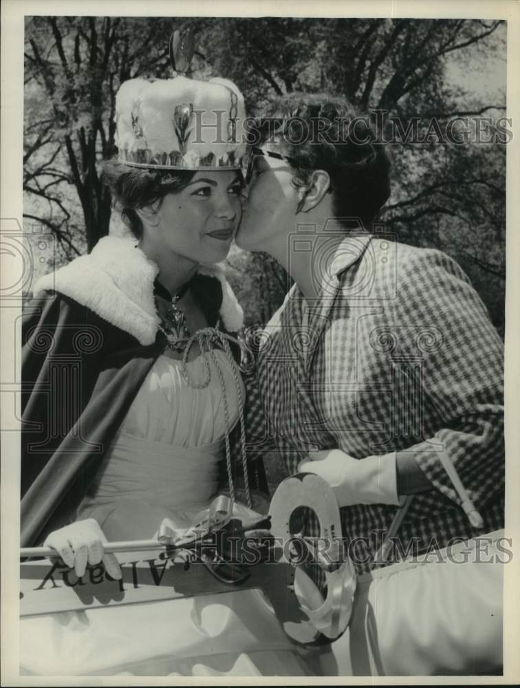 1962 Press Photo Albany, New York Tulip Queen Nancy Self - tua23057