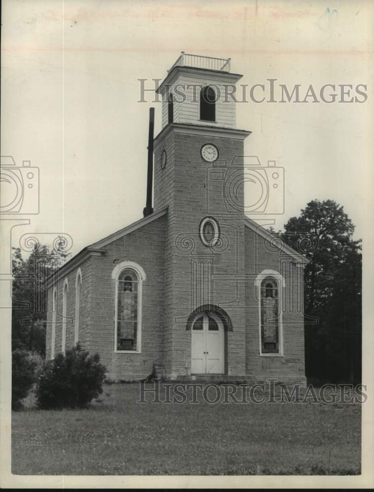 1961 Press Photo Onesquethaw Reformed Church near Clarksville, New York