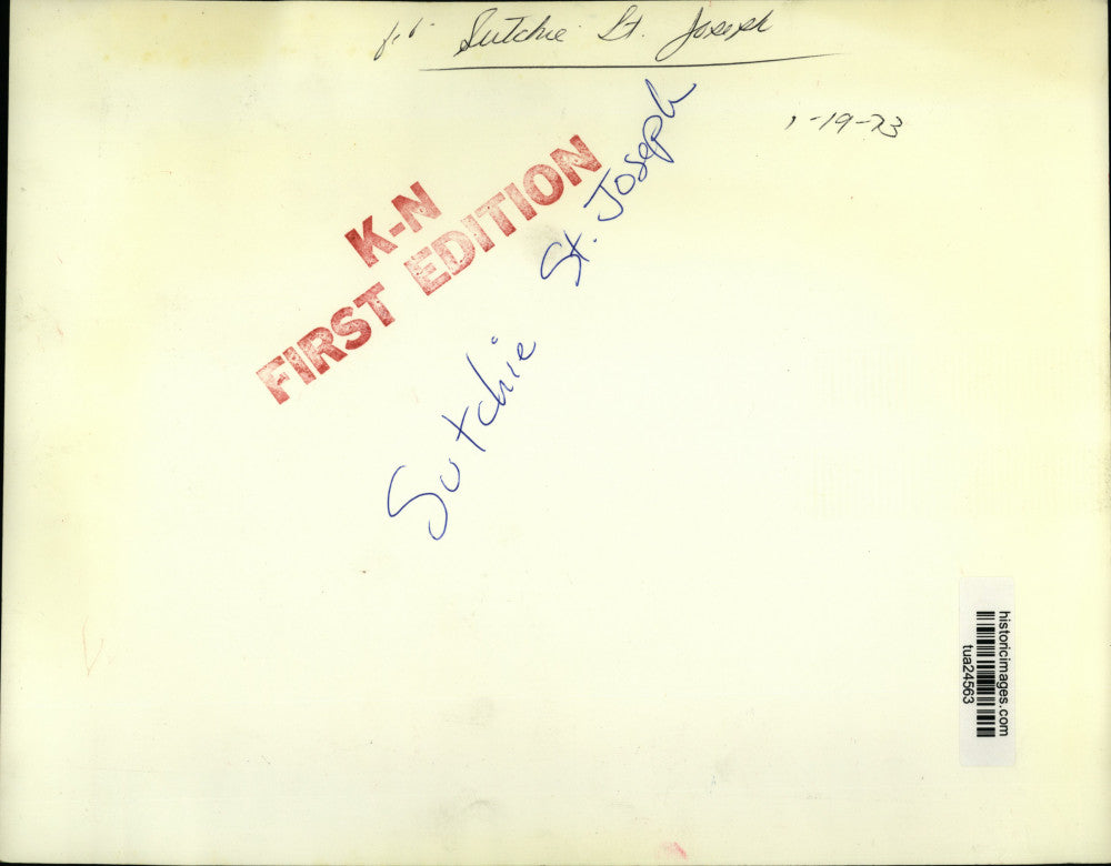 1973 Press Photo Sutchie St. Joseph, New York - tua24563