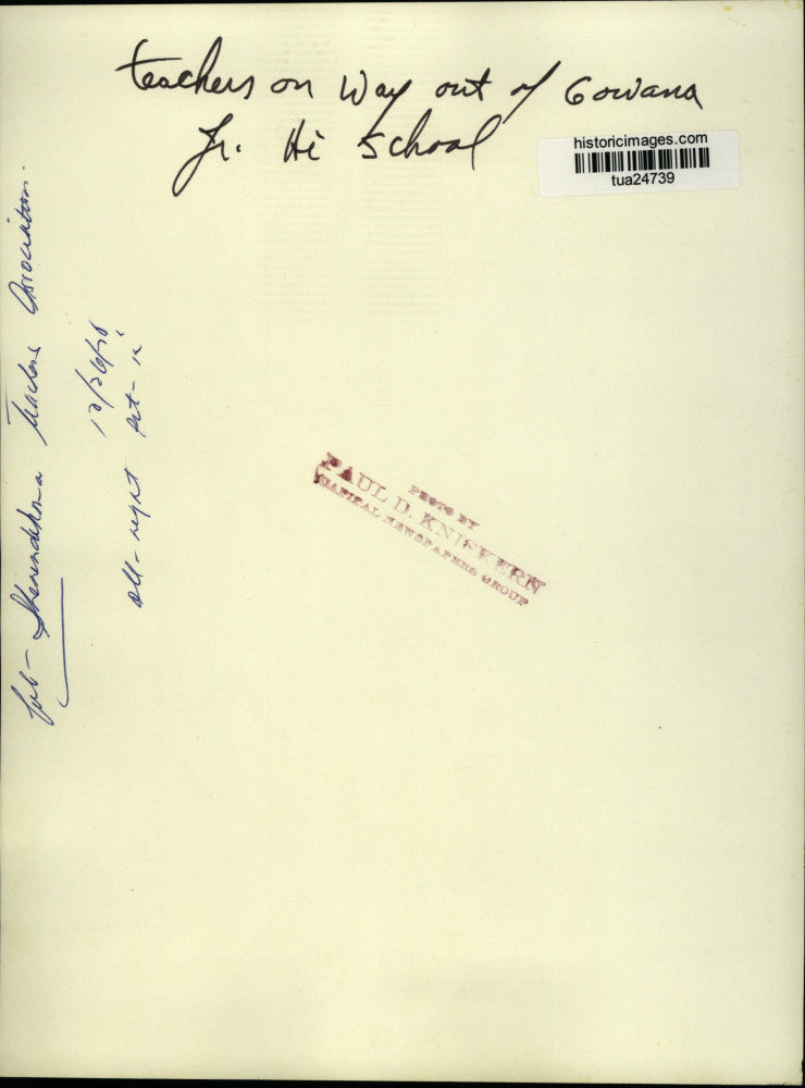 1978 Press Photo Shenendehowa, New York teachers prepare for sit-in strike