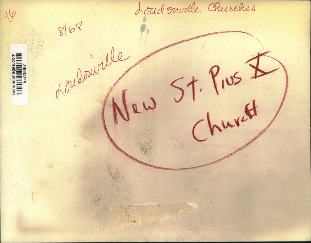 1968 Press Photo St. Pius X Church, Loudonville, New York - tua25087