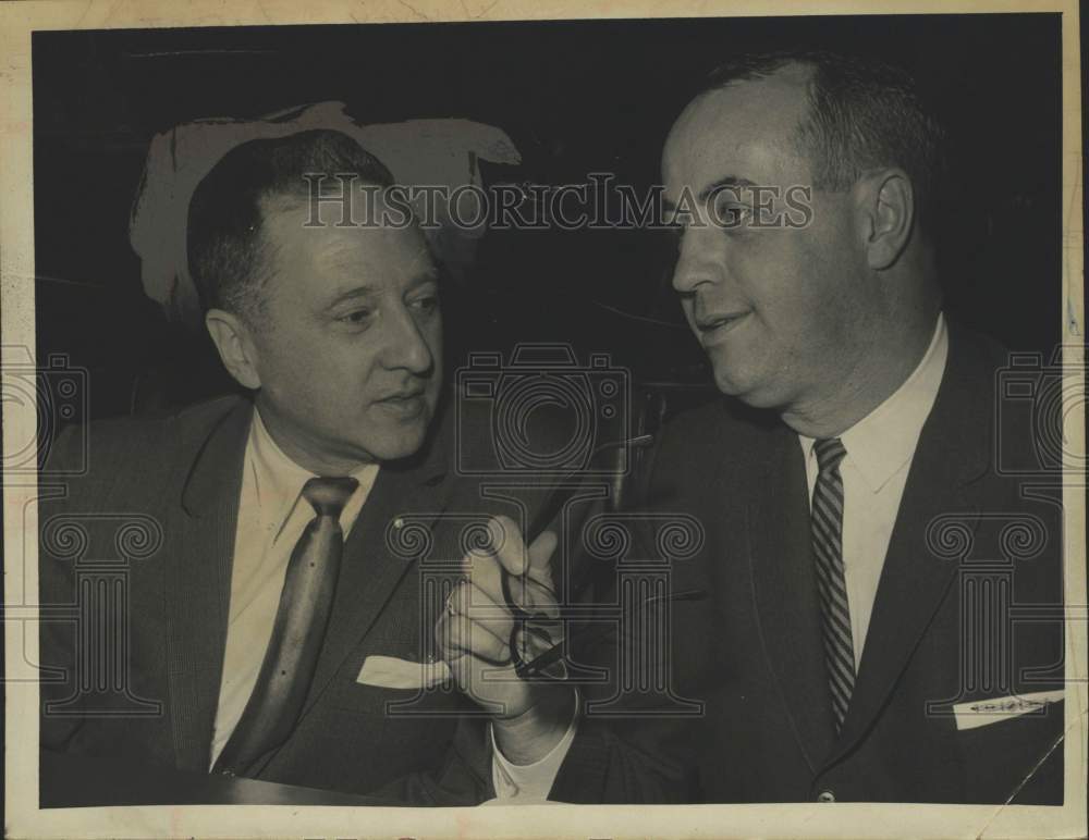 1965 Press Photo New York State Assemblymen Harvey Lifset & John Kirvin
