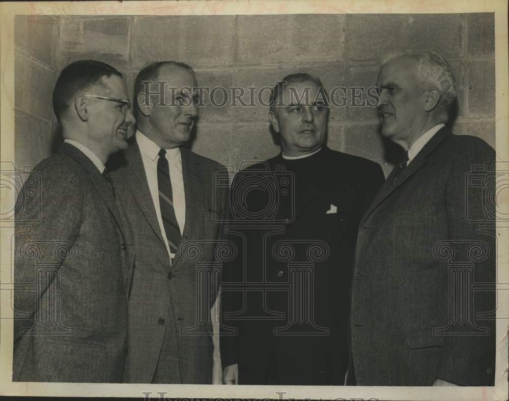 1966 Press Photo C. Emory Lochner, President, Child's Hospital, Albany, New York