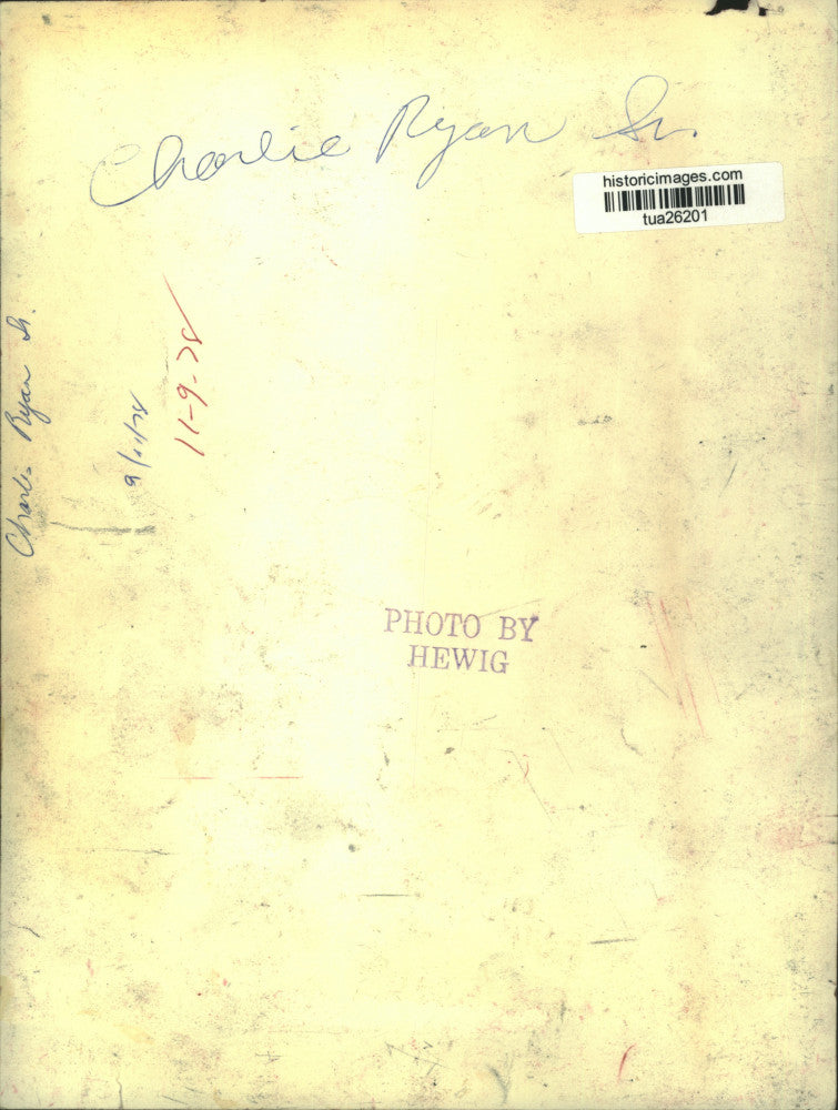 1978 Press Photo Charlie Ryan Sr. in his Albany, New York office - tua26201