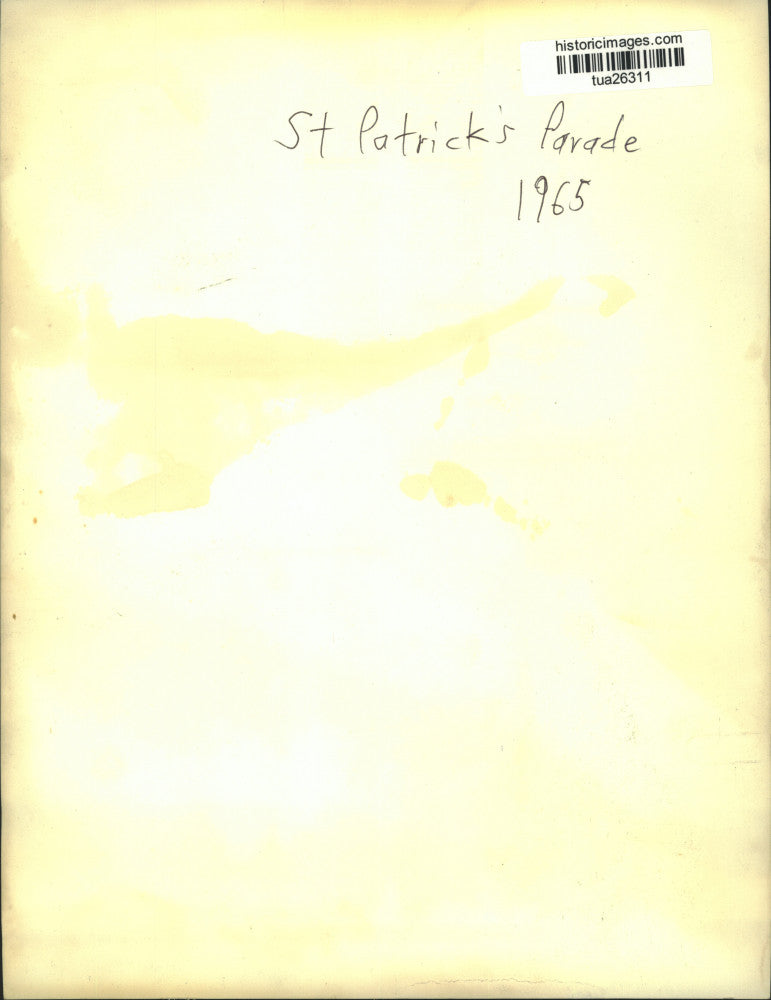 1965 Press Photo St. Patrick's Day Parade, Albany, New York - tua26311