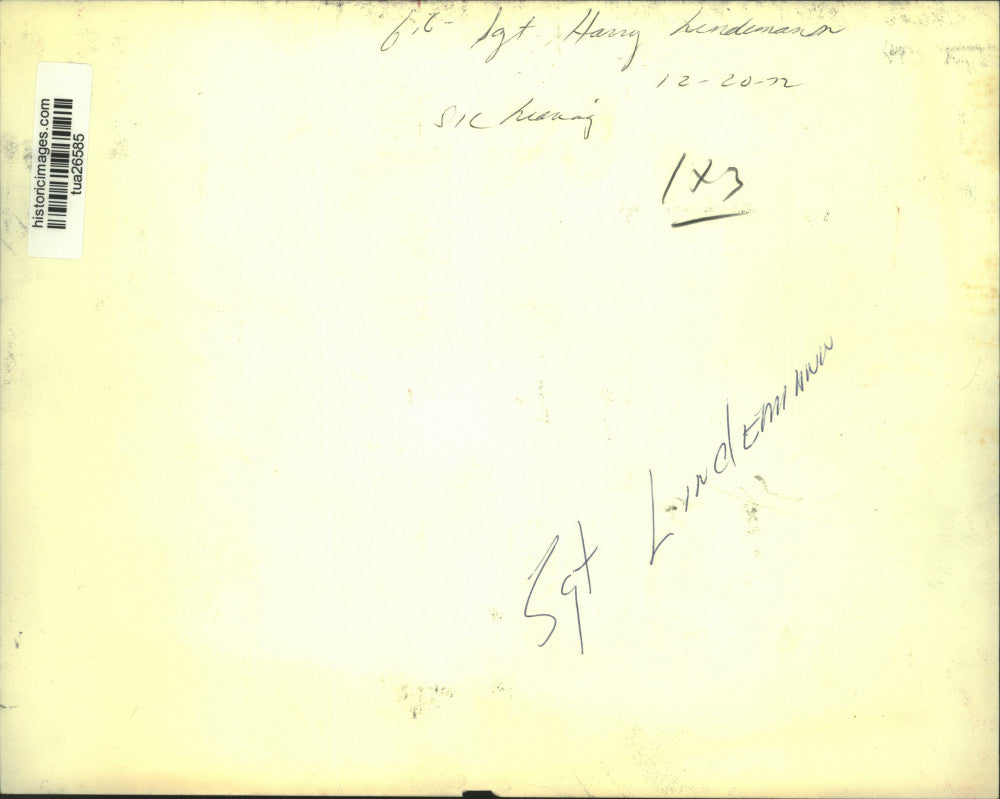 1972 Press Photo Sergeant Harry Lindemann, Albany, New York Police Department