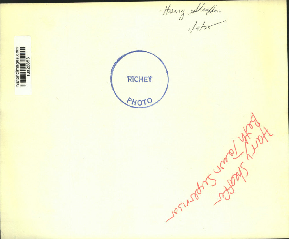 1975 Press Photo Harry Sheaffer, Town Supervisor, Bethlehem, New York