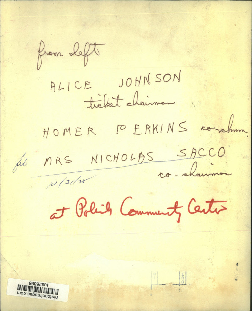 1978 Press Photo Committee chairmen talk at Polish Community Center, Albany, NY