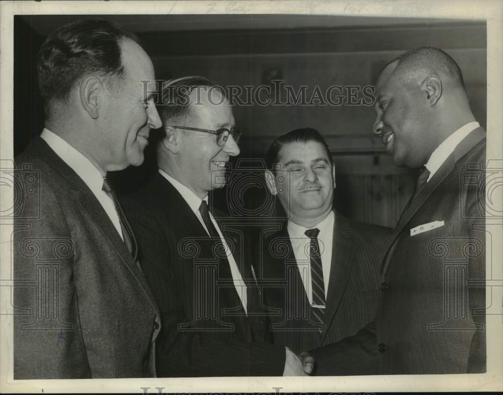 1964 Press Photo Mail handlers union officials meet in Albany, New York