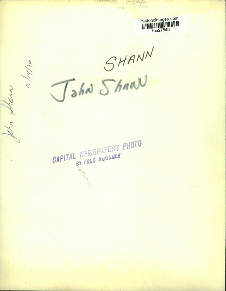 1976 Press Photo John Shann, New York - tua27545