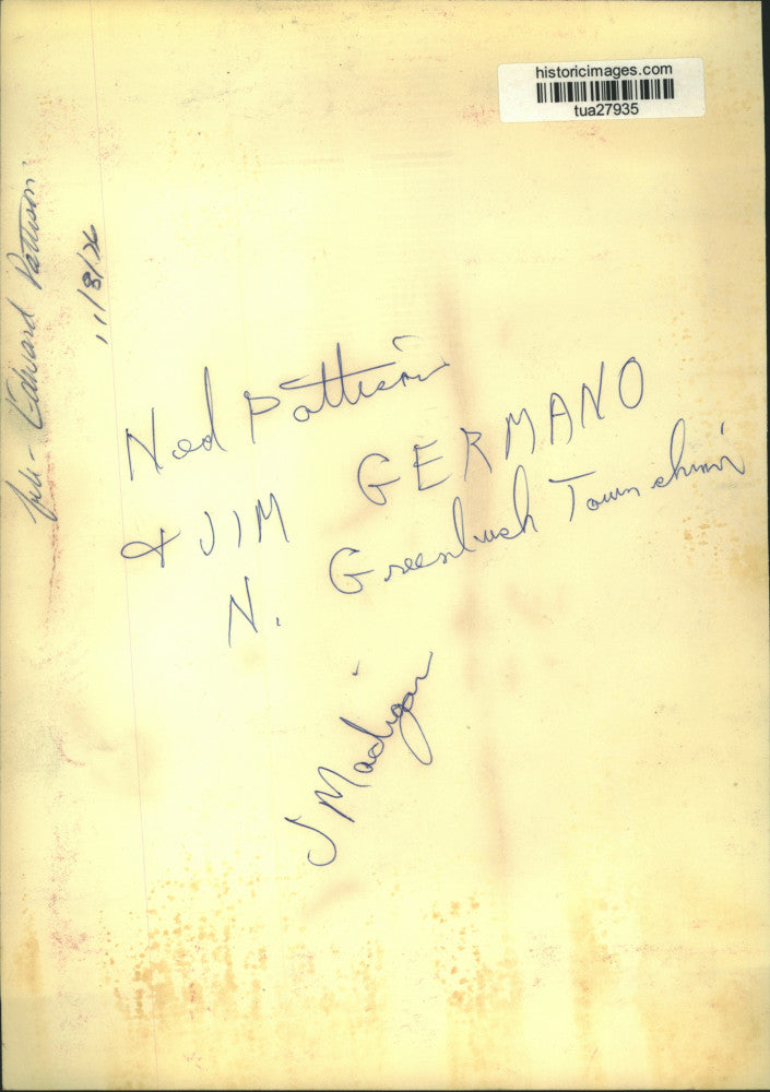 1978 Press Photo Edward "Ned" Pattison & Jim Germano in North Greenbush, NY