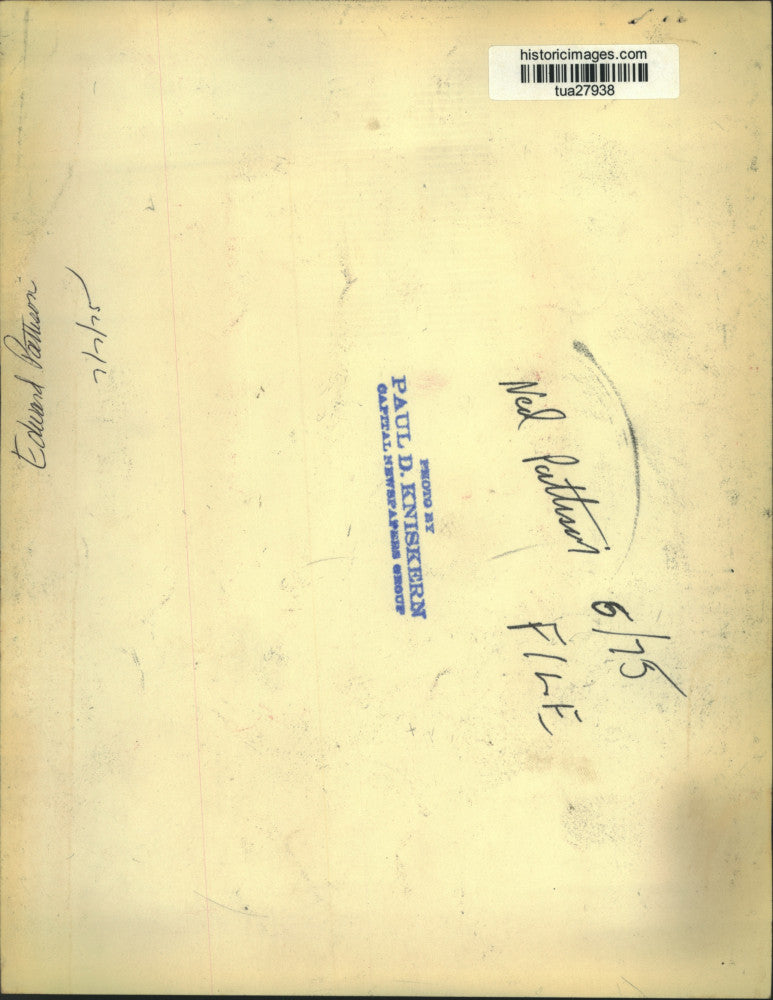 1975 Press Photo US Congressman Edward "Ned" Pattison from New York - tua27938