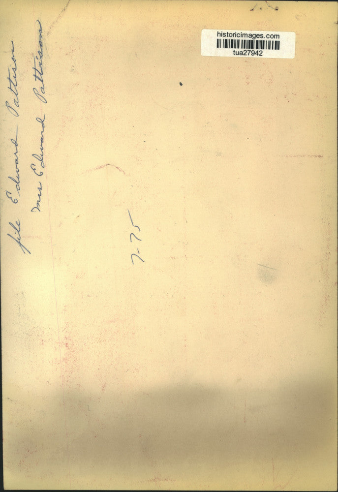 1975 Press Photo US Congressmen Edward Pattison with his wife in New York