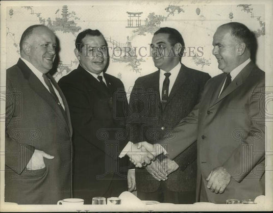 1965 Press Photo Amalgamated Transit Union elects new officers in Albany, NY- Historic Images