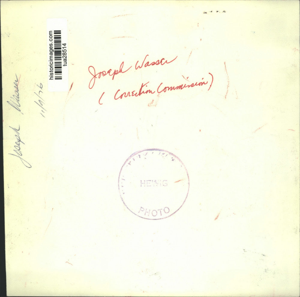 1976 Press Photo New York State Commissioner of Corrections Joseph Wasser