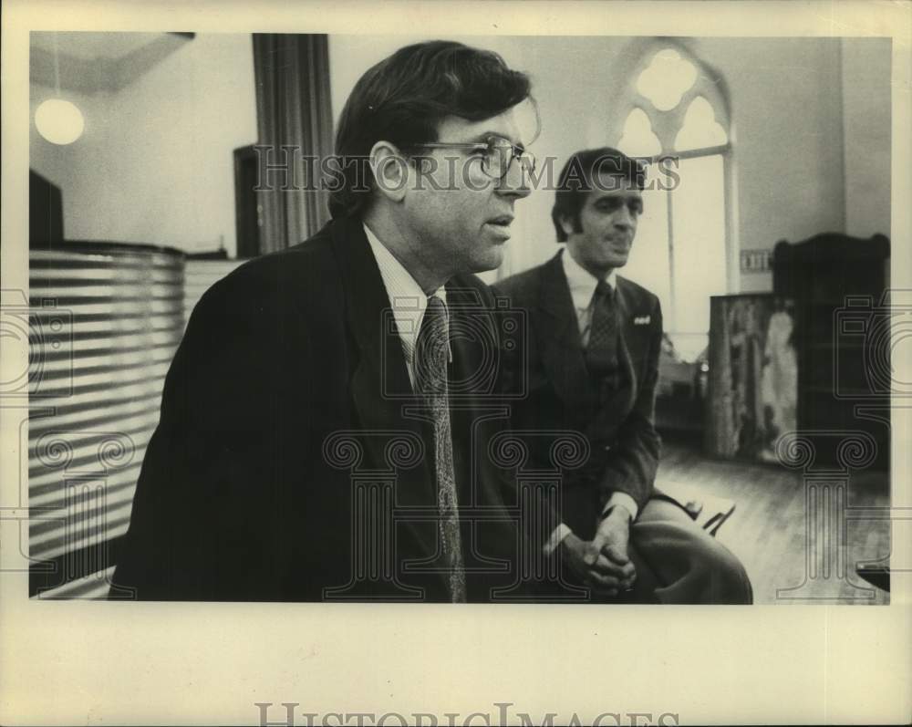 1976 Press Photo US Congressman Edward &quot;Ned&quot; Pattison and Reprentative Wilson