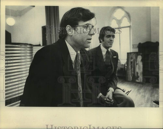 1976 Press Photo US Congressman Edward "Ned" Pattison and Reprentative Wilson