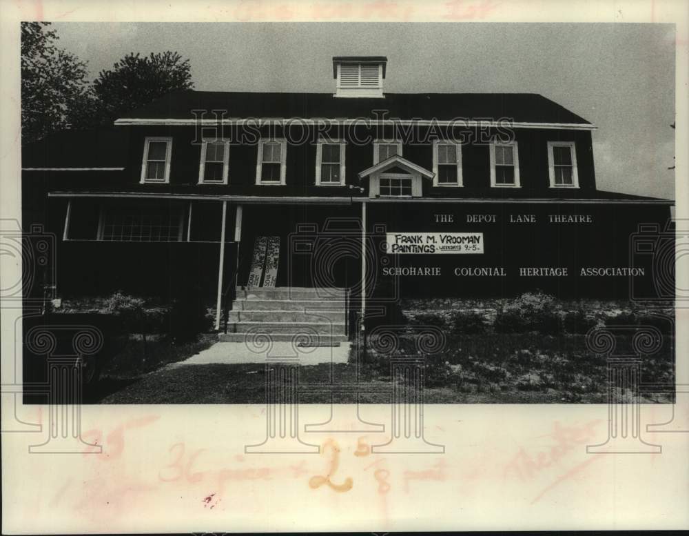 1978 Press Photo The Depot Lane Theatre in Schoharie, New York - tua28713