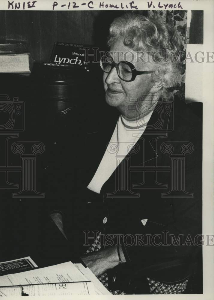 1976 Press Photo Veronica W. Lynch, New York - tua28848