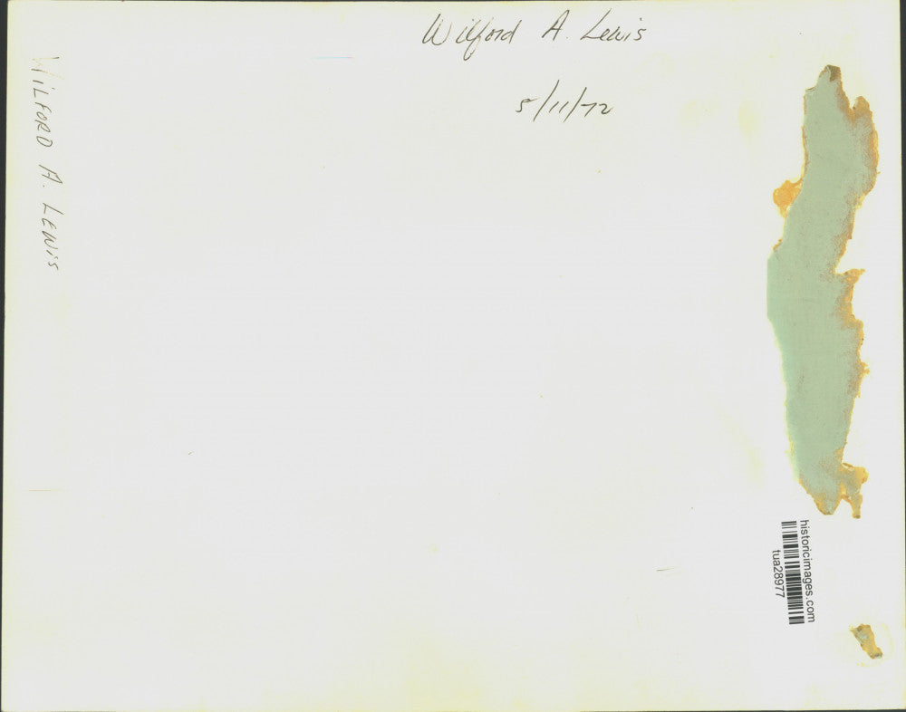 1972 Press Photo Wilford A. Lewis, New York - tua28977