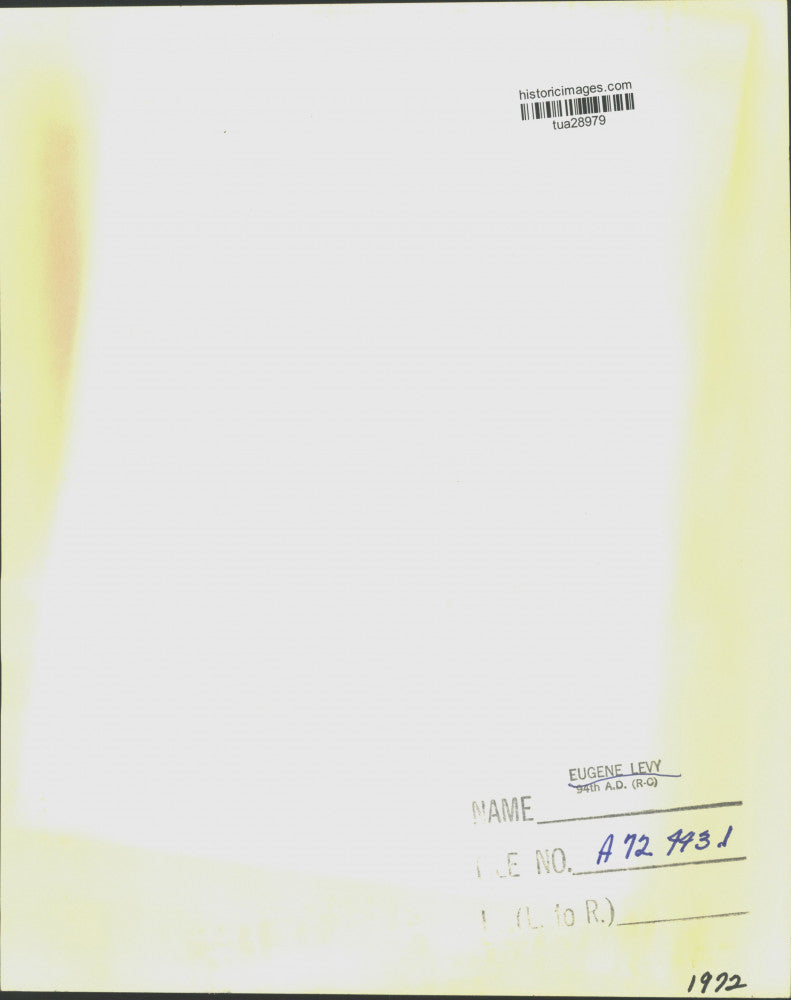 1972 Press Photo New York State Assemblyman Euguene Levy, 94th District