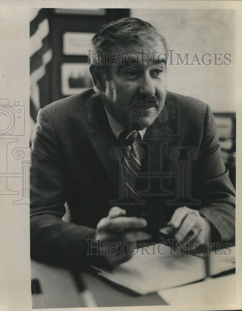 Load image into Gallery viewer, 1973 Press Photo Milton Luger, Director, New York State Division for Youth
