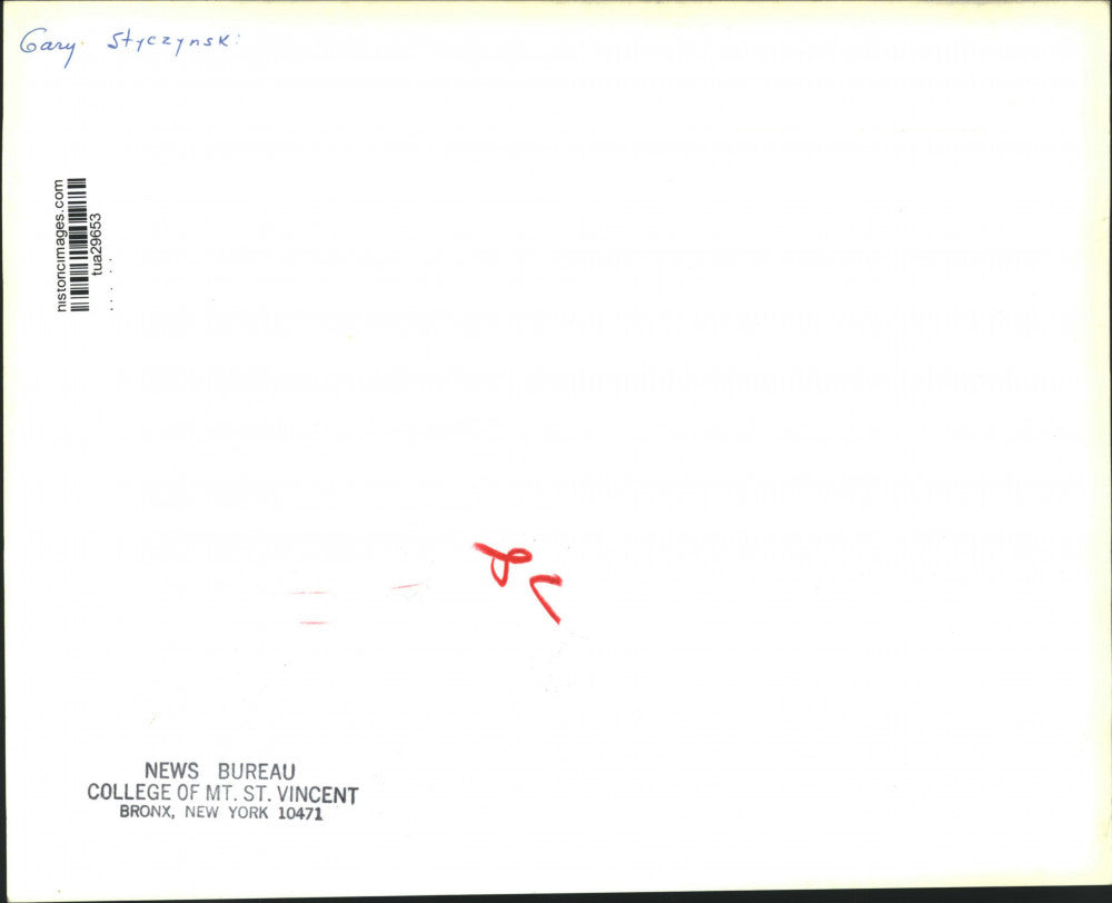 1978 Press Photo Gary Styczynski, College of Mt. St. Vincent, Bronx, New York