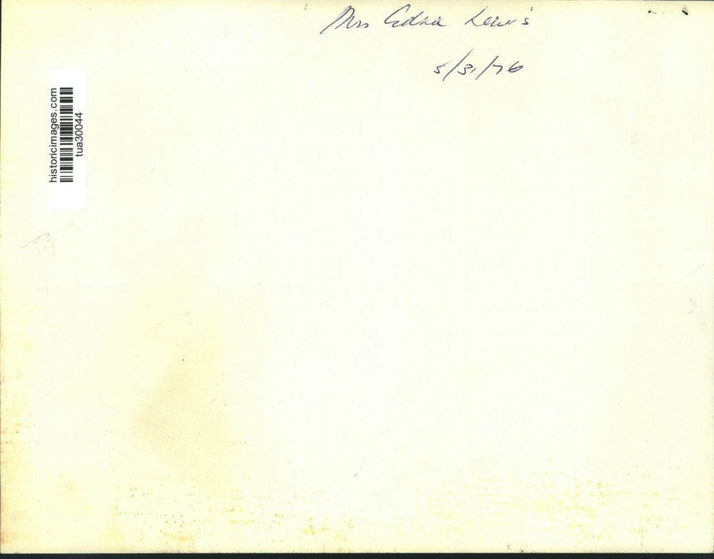 1976 Press Photo Mrs Edna Lewis prepares a meal in her kitchen - tua30044