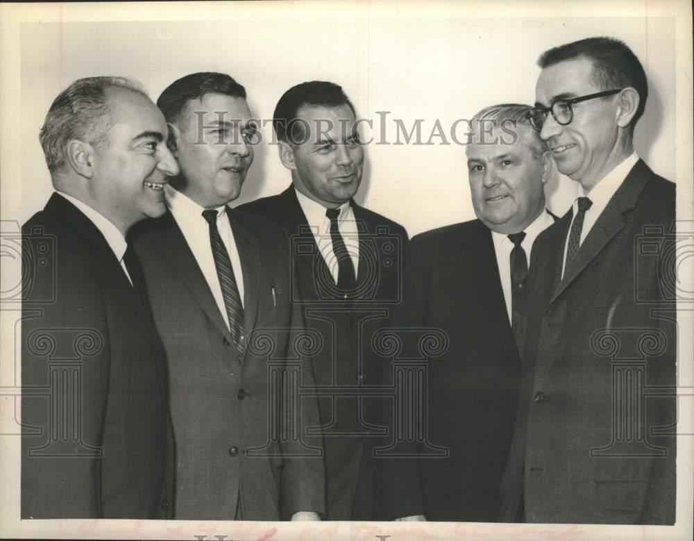 1964 Press Photo Rensselaer, New York politicians host Meet Your Candidate Night