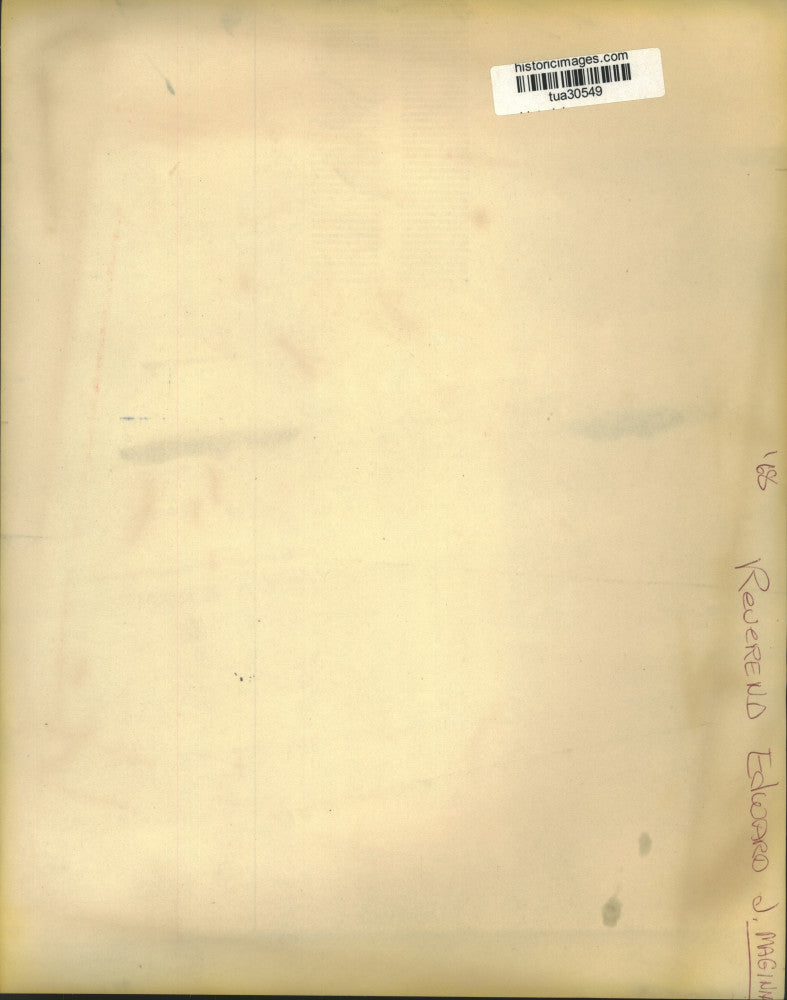 1968 Press Photo Bishop Edward J Maginn holds staff and celebrates mass