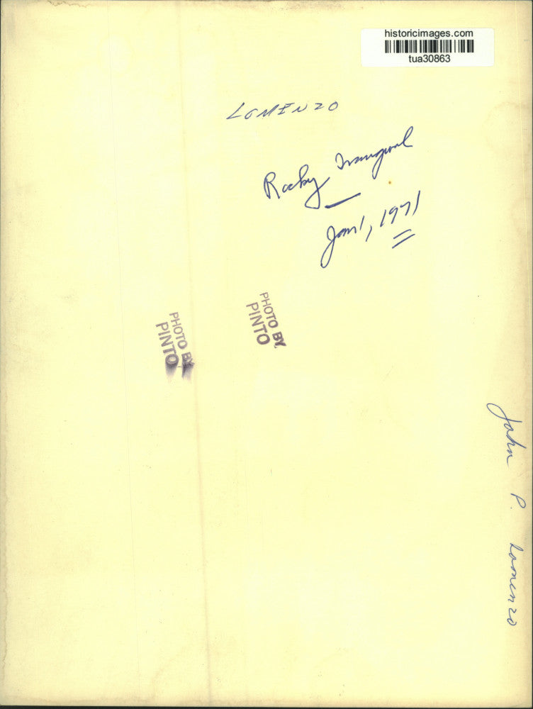 1971 Press Photo John P Lomenzo, New York Secretary of State, at inauguration