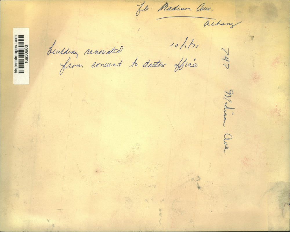 1971 Press Photo Convent converted to doctor's office in Albany, New York