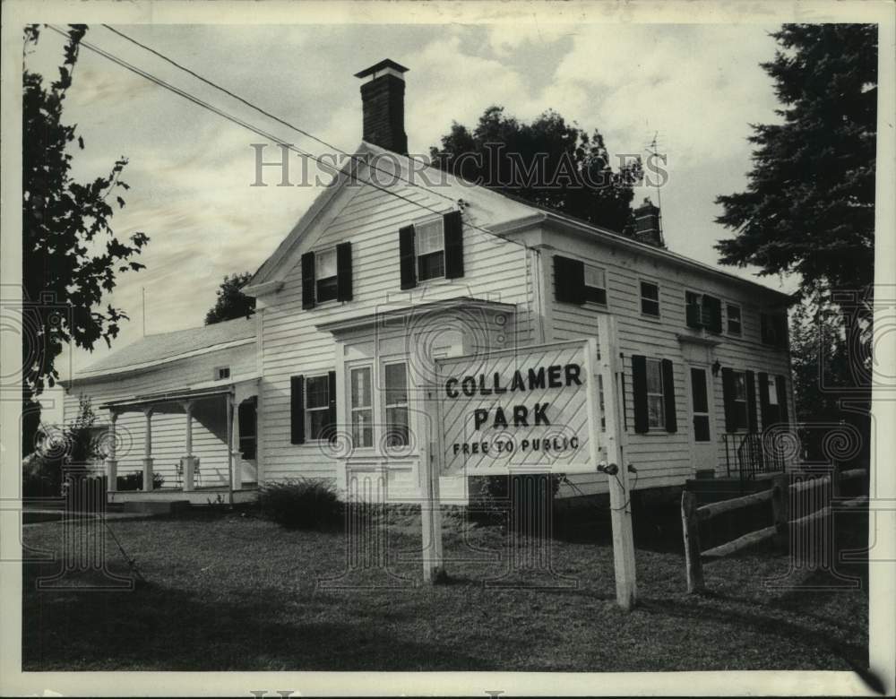 1972 Press Photo Exterior view of Nelson Collamer home in Malta, New York