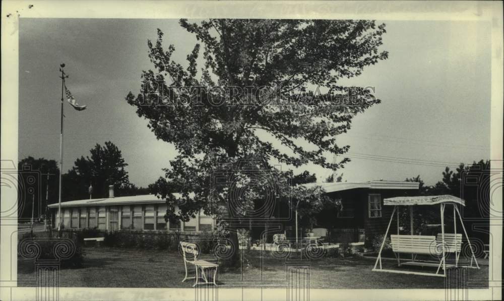 1976 Press Photo Mobile home at Leisure Time Sales in Malta, New York