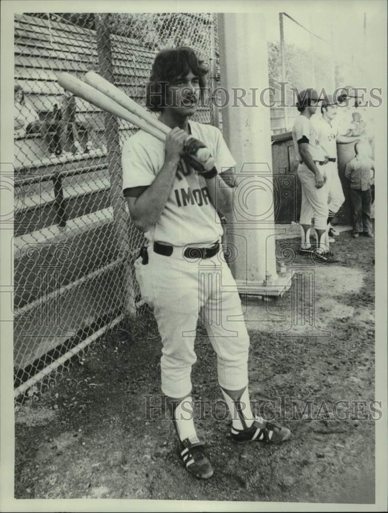 1976 Press Photo Steve Moffatt, Twilight League baseball player, New York- Historic Images