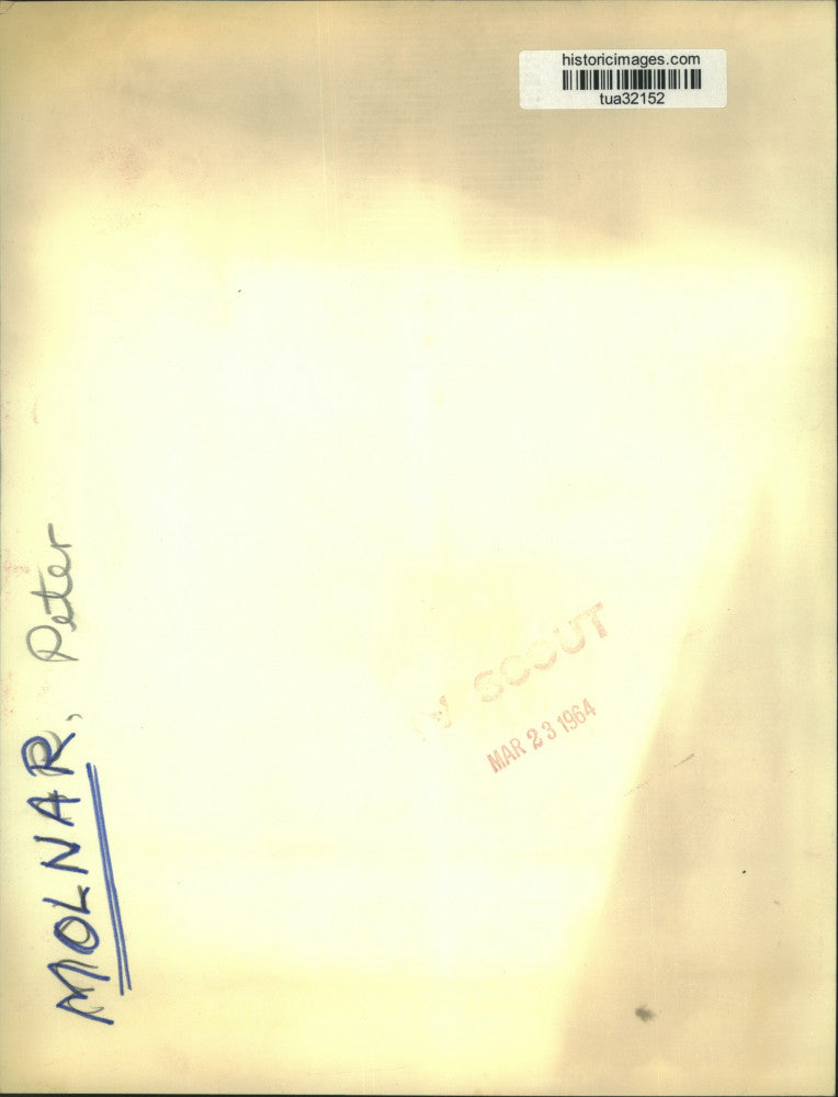 1964 Press Photo Peter Molnar sits for portrait - tua32152