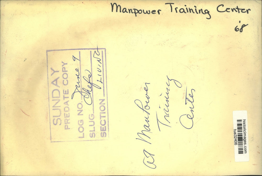 1968 Press Photo Students in chef class at Albany, New York training center