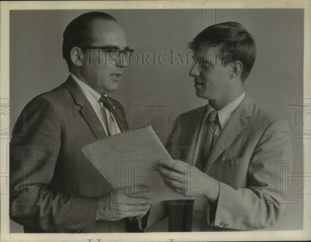 1969 Press Photo Menands, New York GOP politicians meet to plan strategy