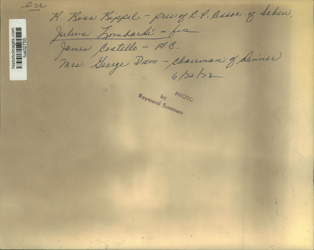 1973 Press Photo Cerebral Palsy Association fundraiser dinner, Schenectady, NY