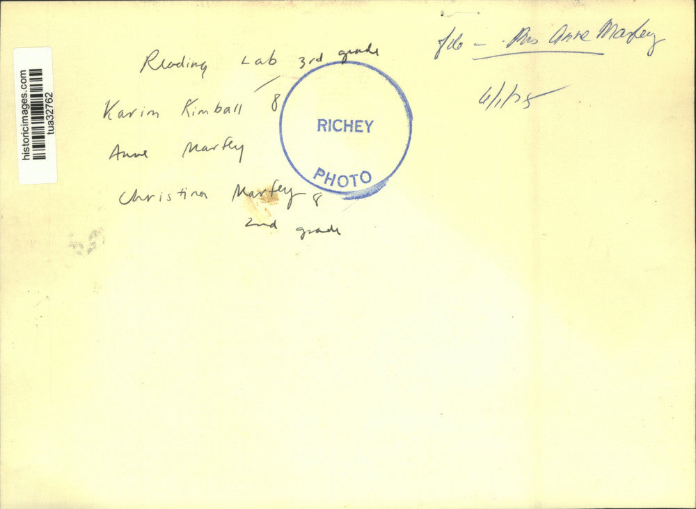 1978 Press Photo Anne Marley leads reading lab at New York elementary school