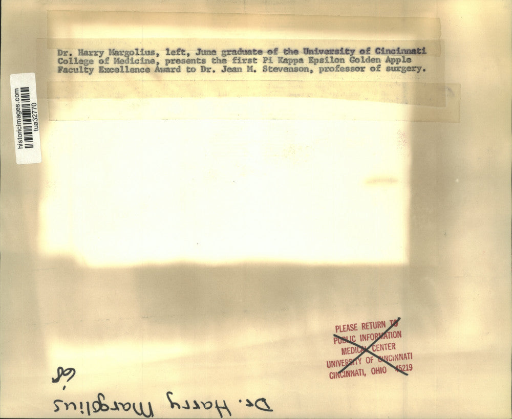 1968 Press Photo Pi Kappa Epsilon Faculty Excellence Award ceremony, Ohio