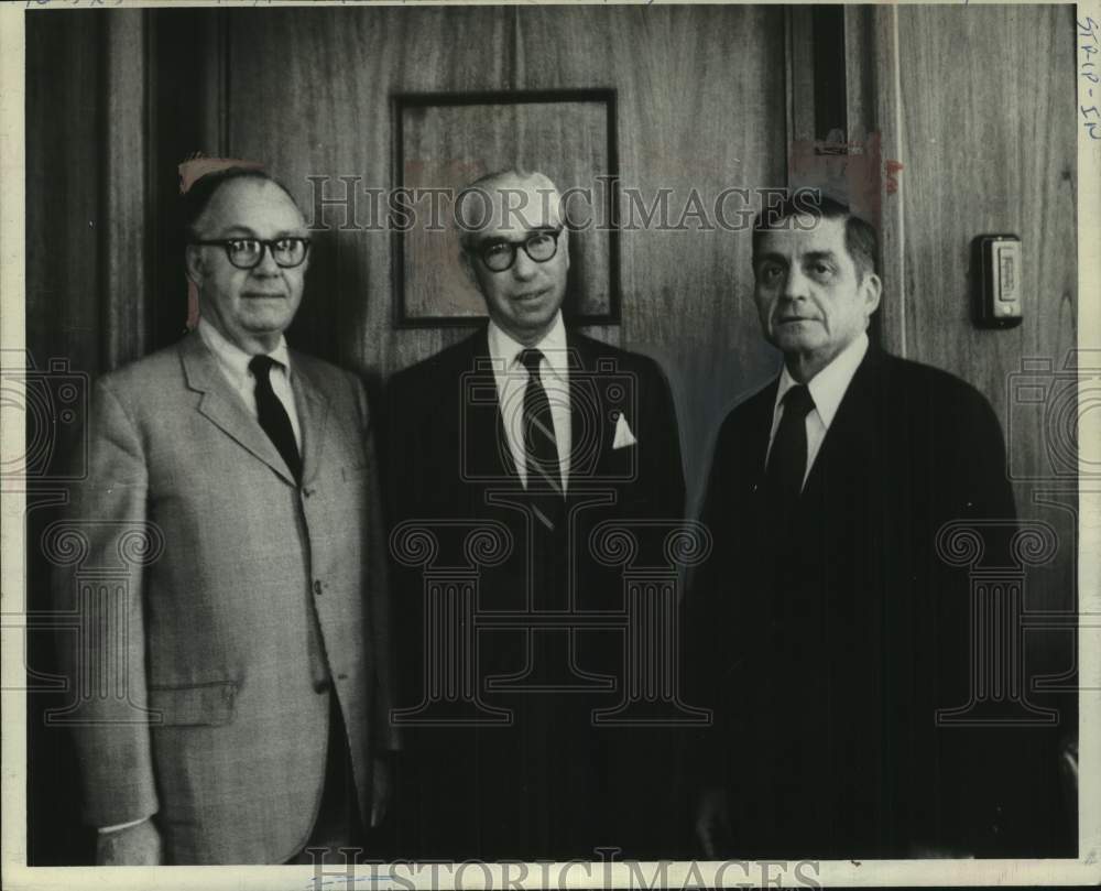 1973 Press Photo Thomas Troy, Stanley Field, and Condon Lyons in New York
