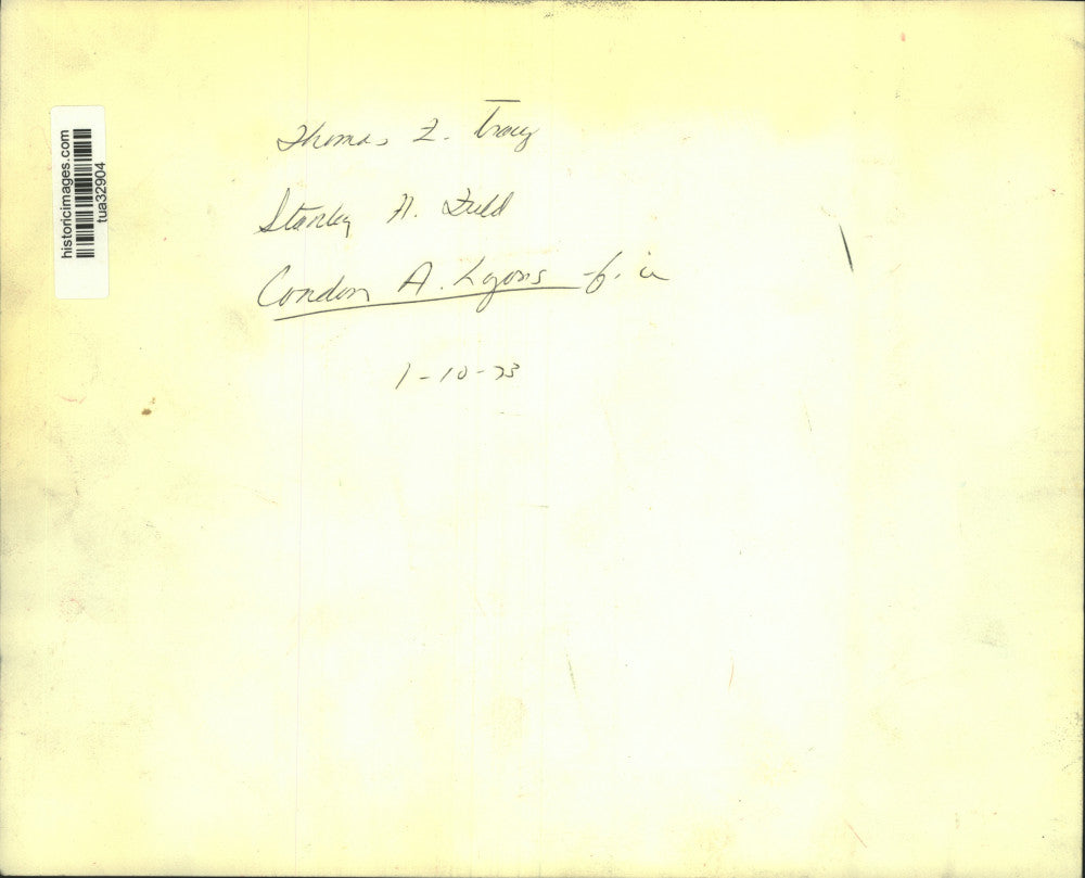 1973 Press Photo Thomas Troy, Stanley Field, and Condon Lyons in New York