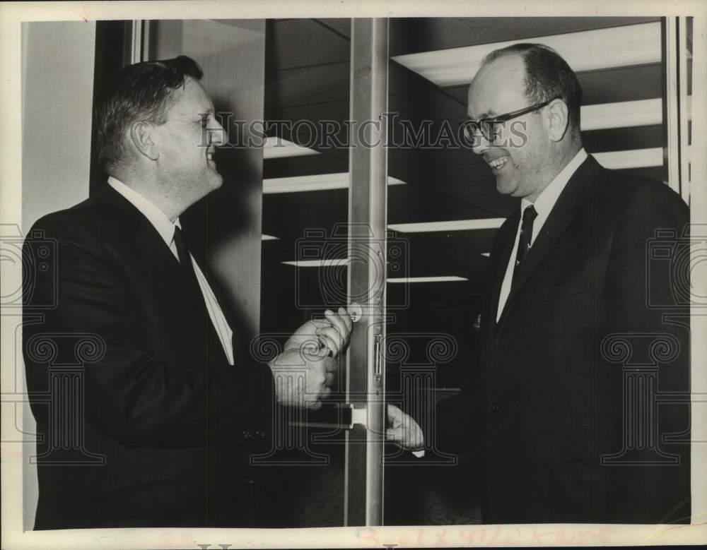 1967 Press Photo Norris MacFarland, MacFarland Construction Co, Schenectady, NY