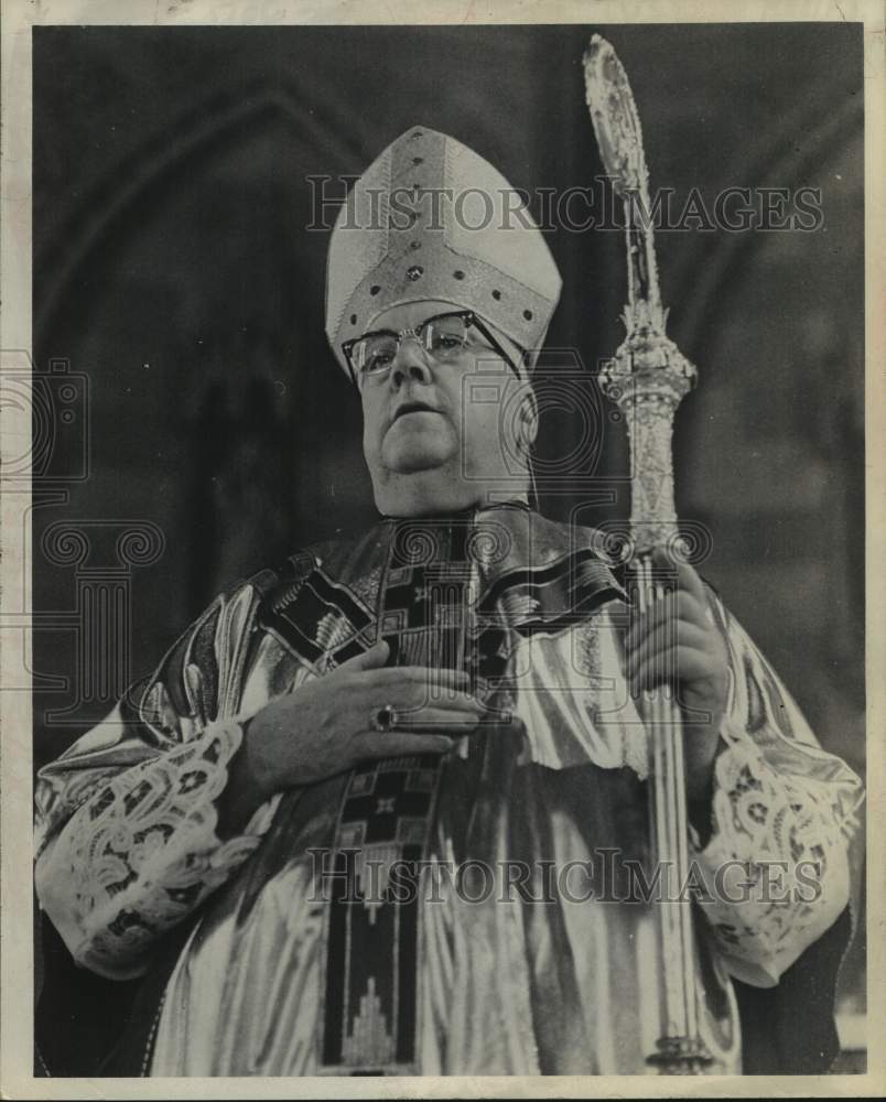 1972 Press Photo Bishop Edward J. Maginn, Albany, New York - tua33204
