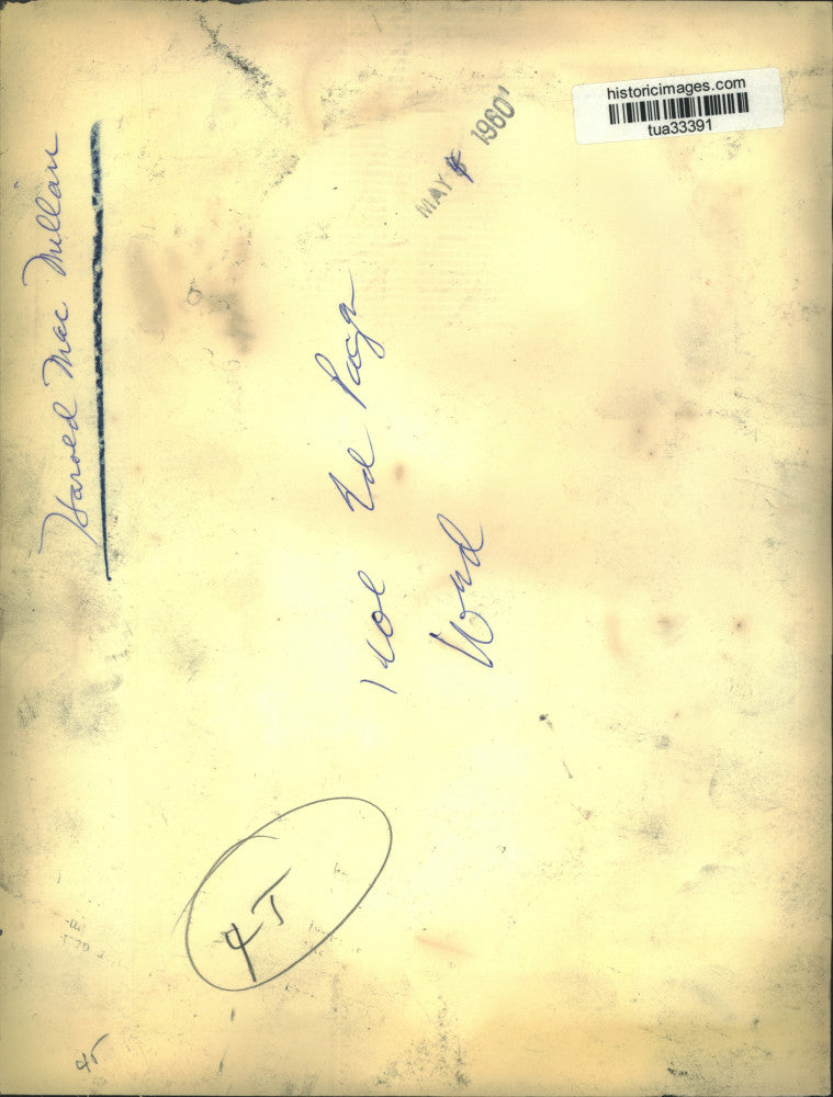 1960 Press Photo Harold Macmillan, British Prime Minister - tua33391