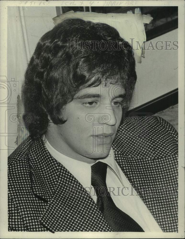 1972 Press Photo Actor and former professional football player Ed Marinaro